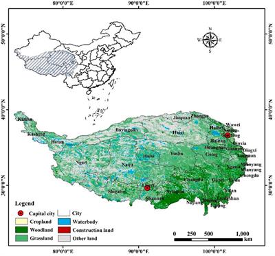 Quantifying Carbon Sequestration Service Flow Associated with Human Activities Based on Network Model on the Qinghai-Tibetan Plateau